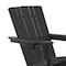 Flash Furniture Black Adirondack Patio Chairs with Cupholder, 2PK 2-LE-HMP-1045-10-BK-GG - alternate 2